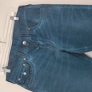 True Religion Ricky jeans size 33 indigo turquoise Dyed NOS